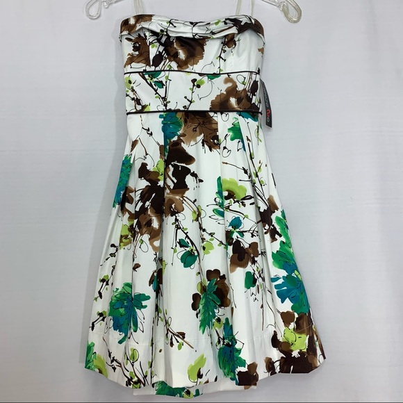 Y2K Teeze Me size 3 simi formal strapless dress - Picture 1 of 14